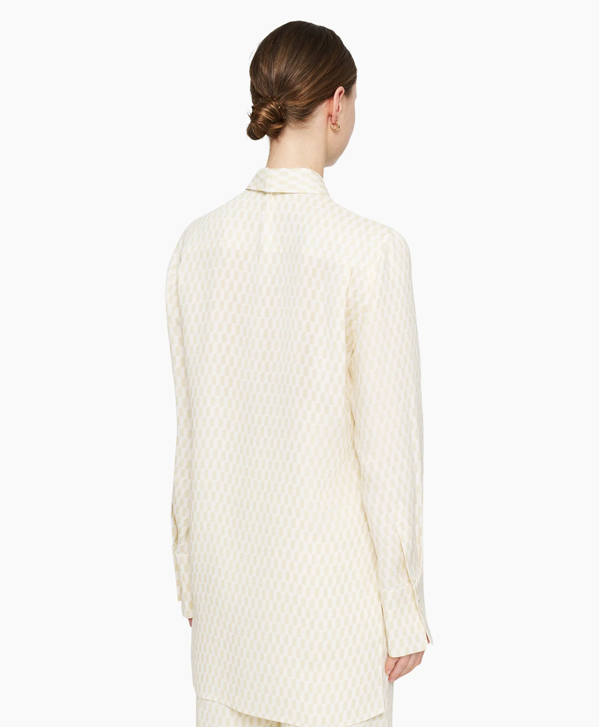 Joseph Blouse Bold Alcove Print Ecru
