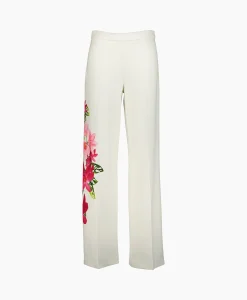 Joseph Ribkoff Pantalon Wijde Pijpen Off White