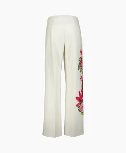 Joseph Ribkoff Pantalon Wijde Pijpen Off White