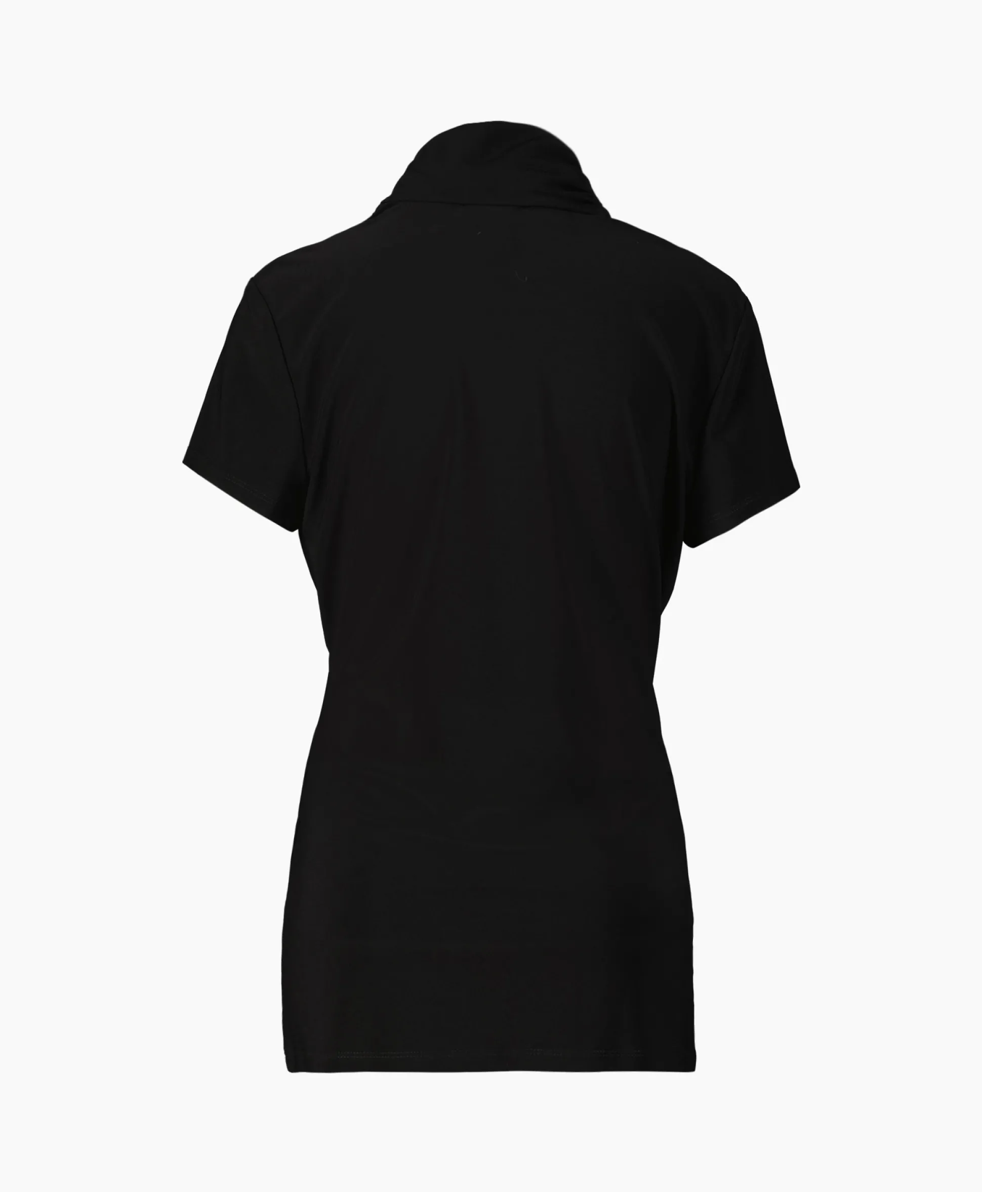 Joseph Ribkoff Top & T-Shirt Kraag Korte Mouwen Zwart
