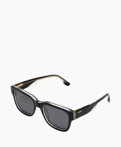 Komono Zonnebril Danny Black Clear Zwart