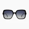 Komono Zonnebril Miley Black Clear White Gold Goud