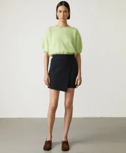 Lisa Yang Minirok Josette Donker Blauw