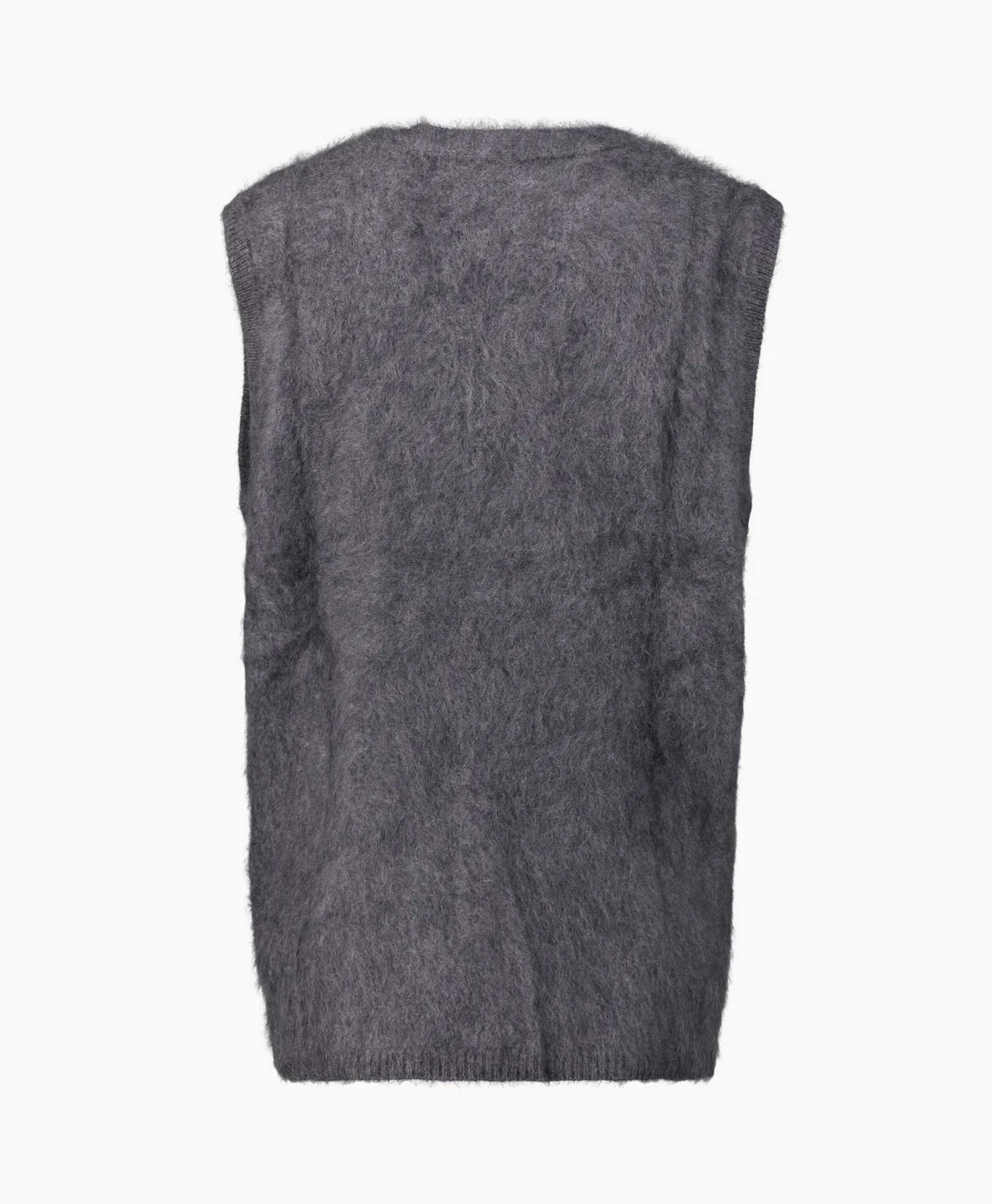Lisa Yang Pullover Astrid Donkergrijs