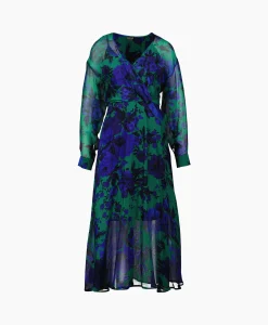 Liu Jo Maxi Jurk Scollo A V Blauw