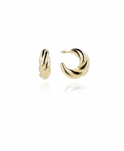 Lott. Gioielli Oorbellen Cl Twist Creole S Goud