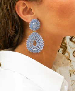 Lott. Gioielli Oorbellen Ce Si Double Drop S Blauw