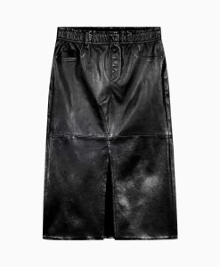 Luisa Cerano Midi Rok 598226/9806-0 Zwart Dessin