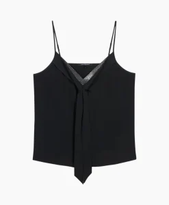 Luisa Cerano Top 398111/2179-0 Zwart Dessin