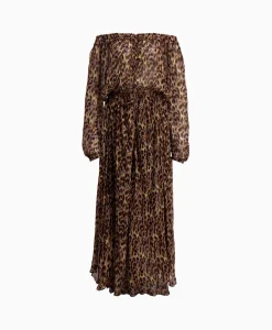 Marant Etoile Maxi Jurk Volga-Gc Oker