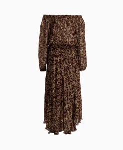 Marant Etoile Maxi Jurk Volga-Gc Oker