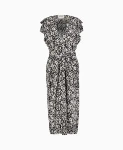 Marant Etoile Midi Jurk Epolia-Gc Zwart