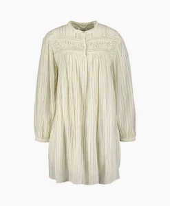 Marant Etoile Mini Jurk Leozi-Gc Ecru