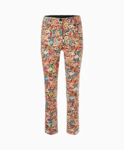 Marc Cain Pants Bloemenbroek Wp 81.11 J17 Rood