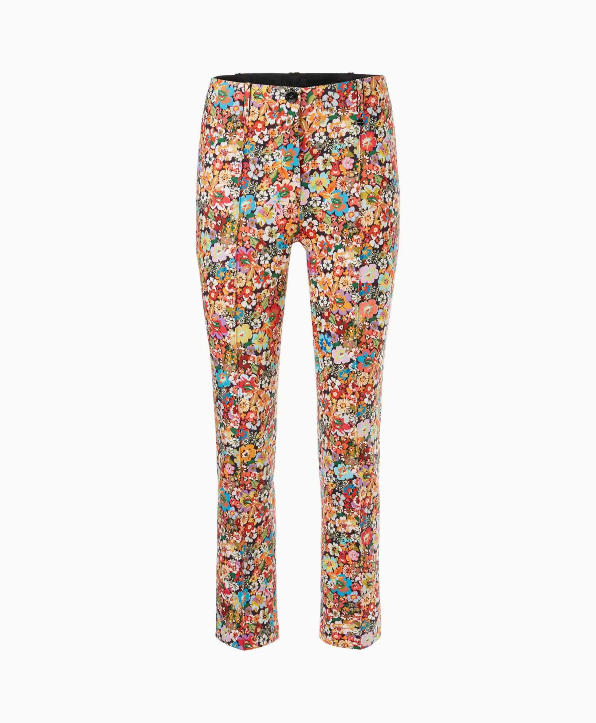 Marc Cain Pants Bloemenbroek Wp 81.11 J17 Rood