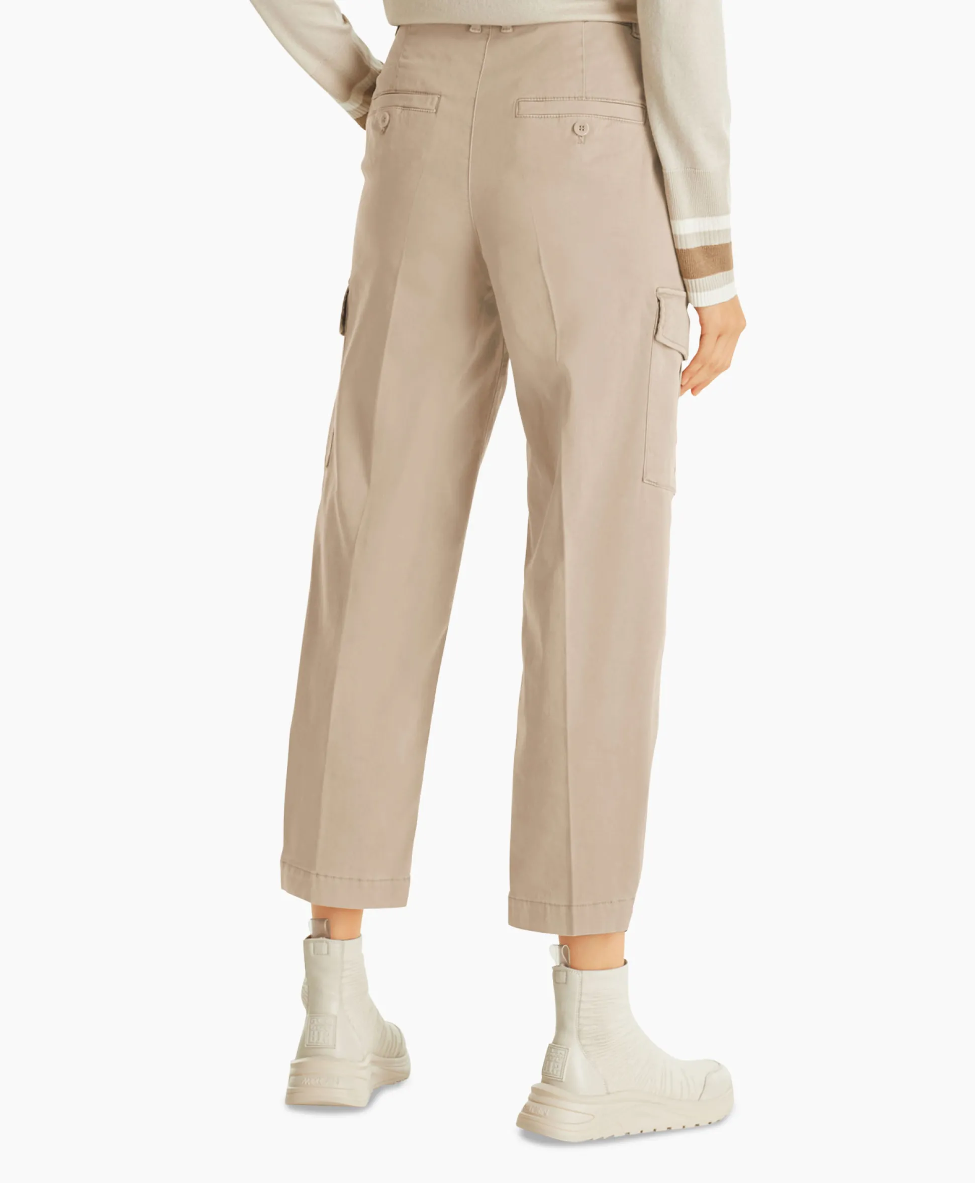 Marc Cain Pants Broek Wp 81.12 W50 Licht Grijs