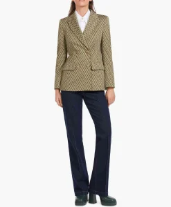 Marccain Collectie Blazer Vc 34.27 J60 Groen