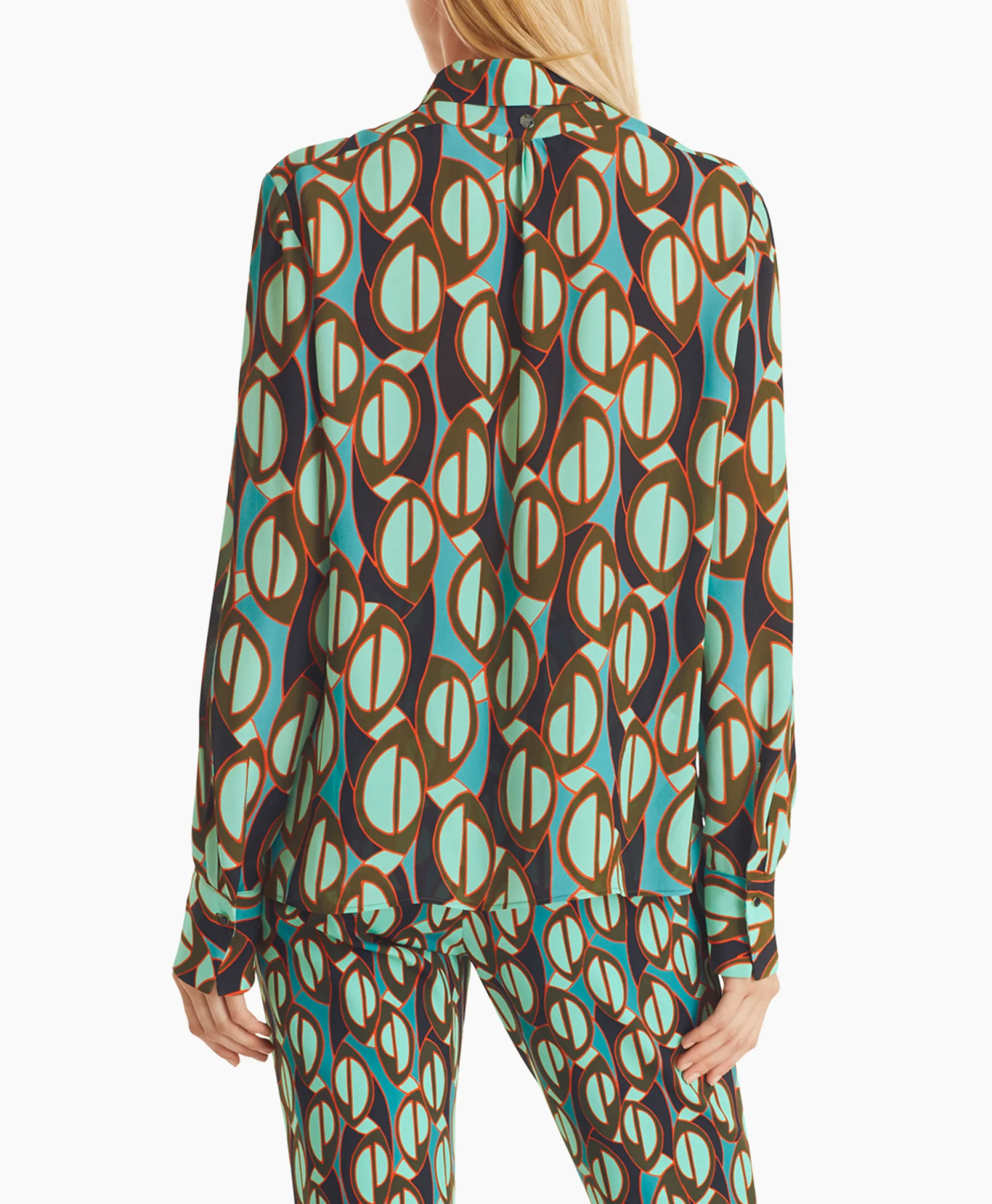 Marccain Collectie Blouse Wc 51.04 W04 Groen