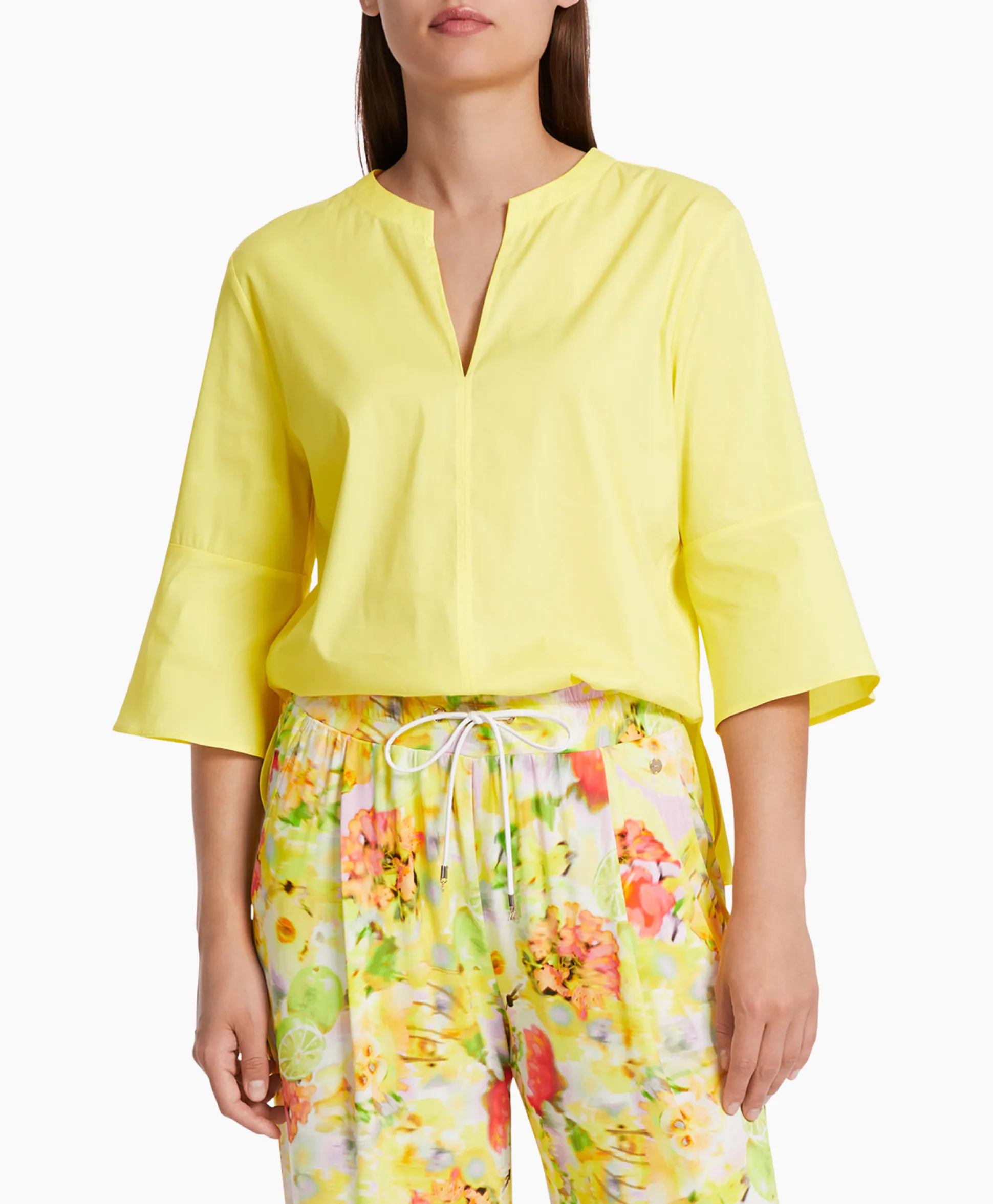 Marccain Collectie Blouse Wc 51.19 W93 Midden Geel