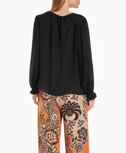 Marccain Collectie Blouse Wc 51.33 W30 Zwart