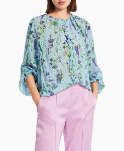 Marccain Collectie Blouse Wc 51.21 W25 Licht Blauw