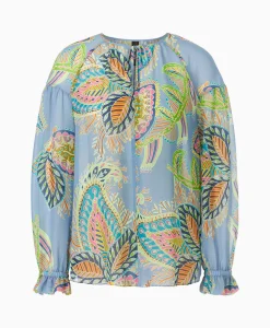 Marccain Collectie Blouse Wc 51.33 W74 Licht Blauw