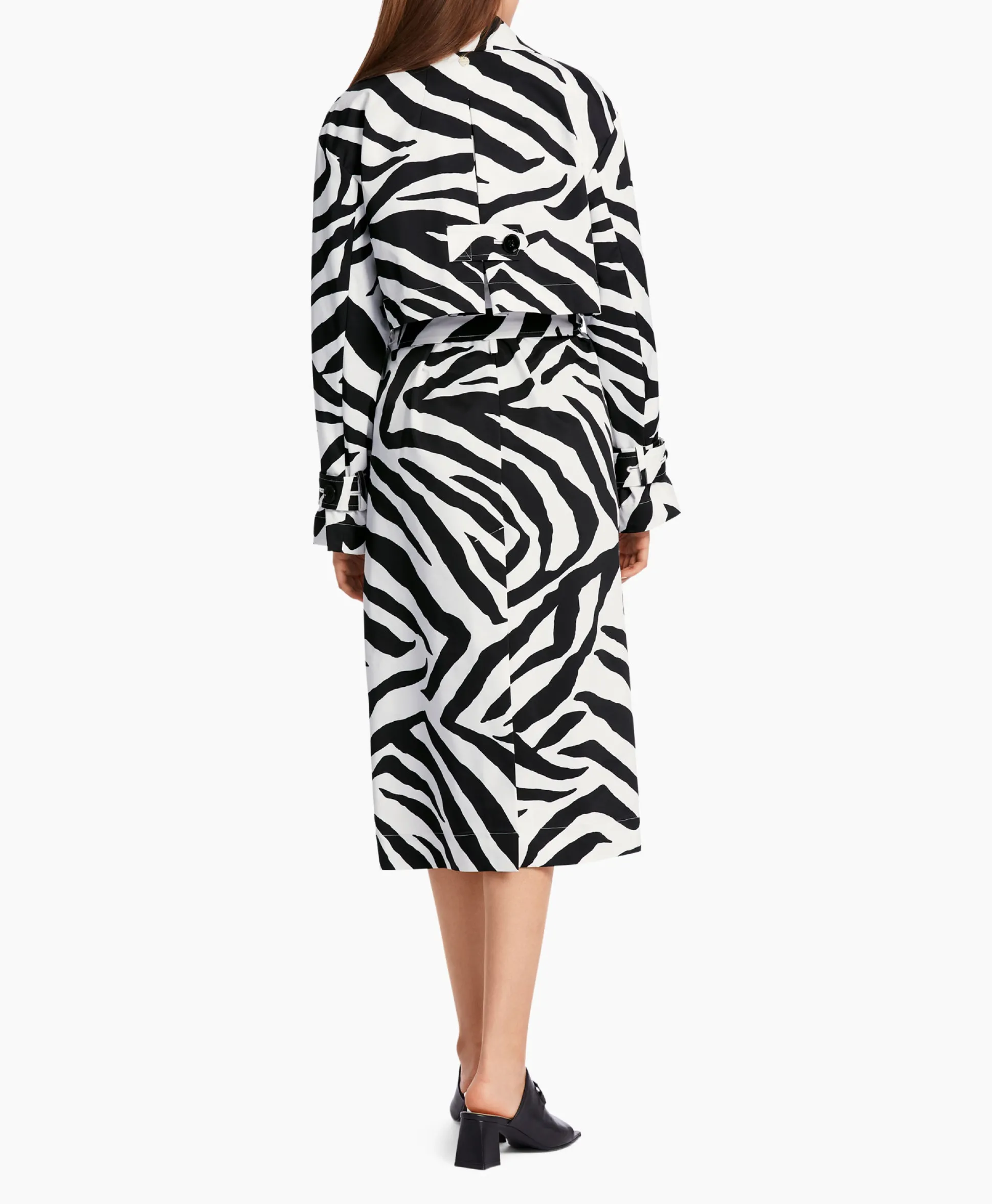 Marccain Collectie Coat Wc 11.03 W11 Print + 2 Kleurig