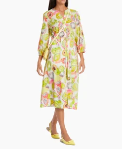 Marccain Collectie Jurk Wc 21.26 W27 Midden Geel