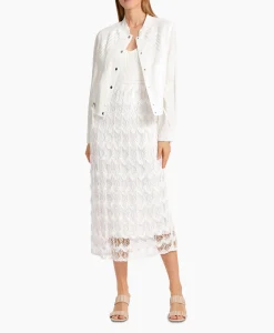 Marccain Collectie Jurk Wc 21.39 M35 Off White