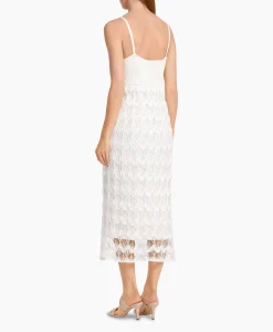 Marccain Collectie Jurk Wc 21.39 M35 Off White