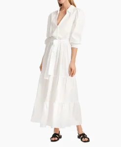 Marccain Collectie Jurk Wc 21.56 W35 Off White