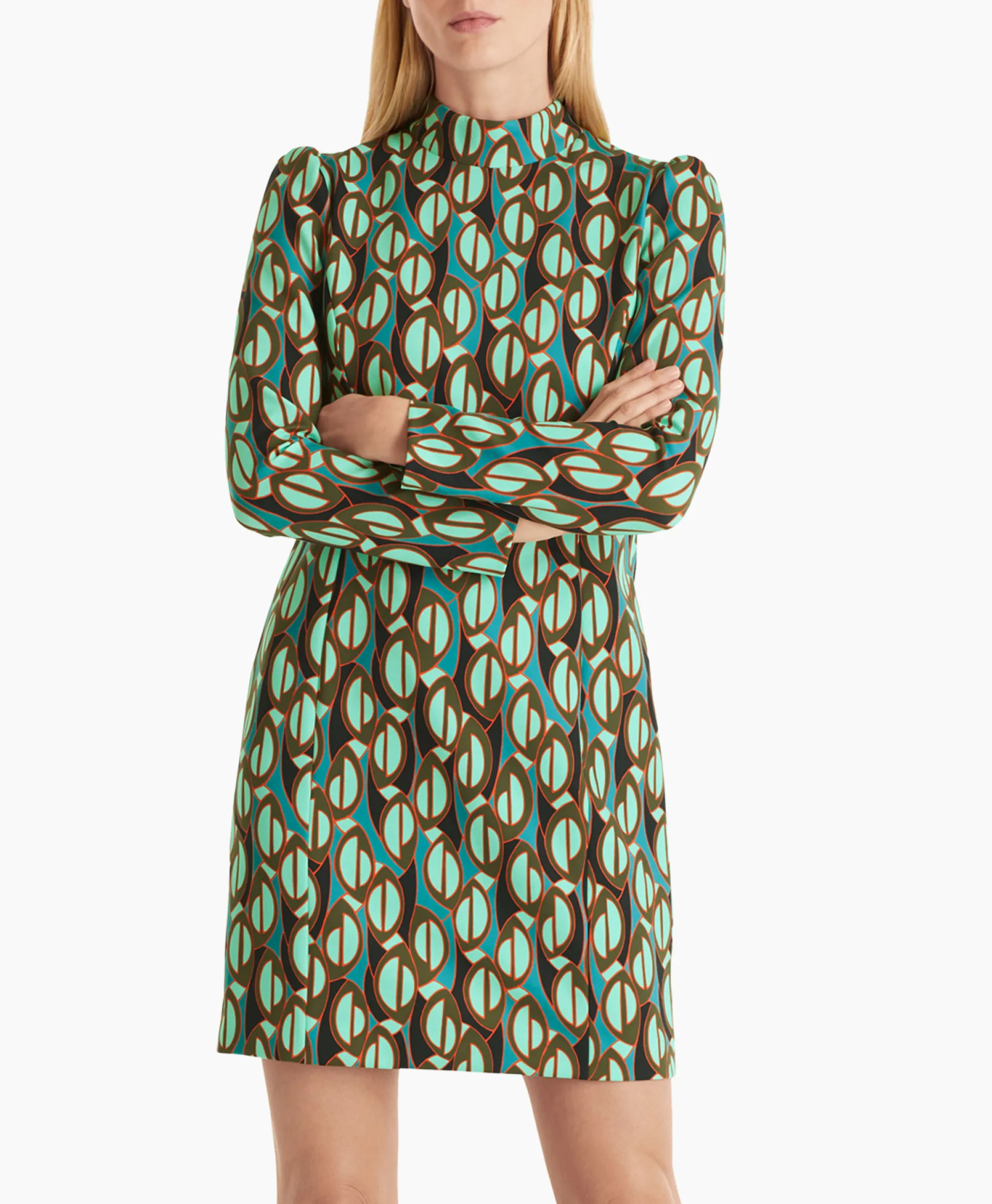 Marccain Collectie Jurk Wc 21.04 J01 Groen
