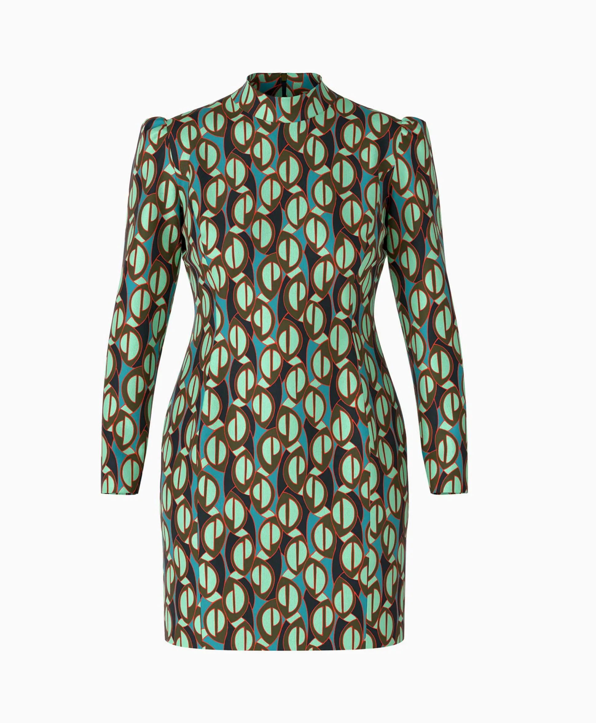 Marccain Collectie Jurk Wc 21.04 J01 Groen