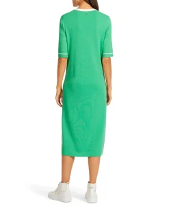 Marccain Collectie Maxi Jurk Uc 21.05 M17 Groen