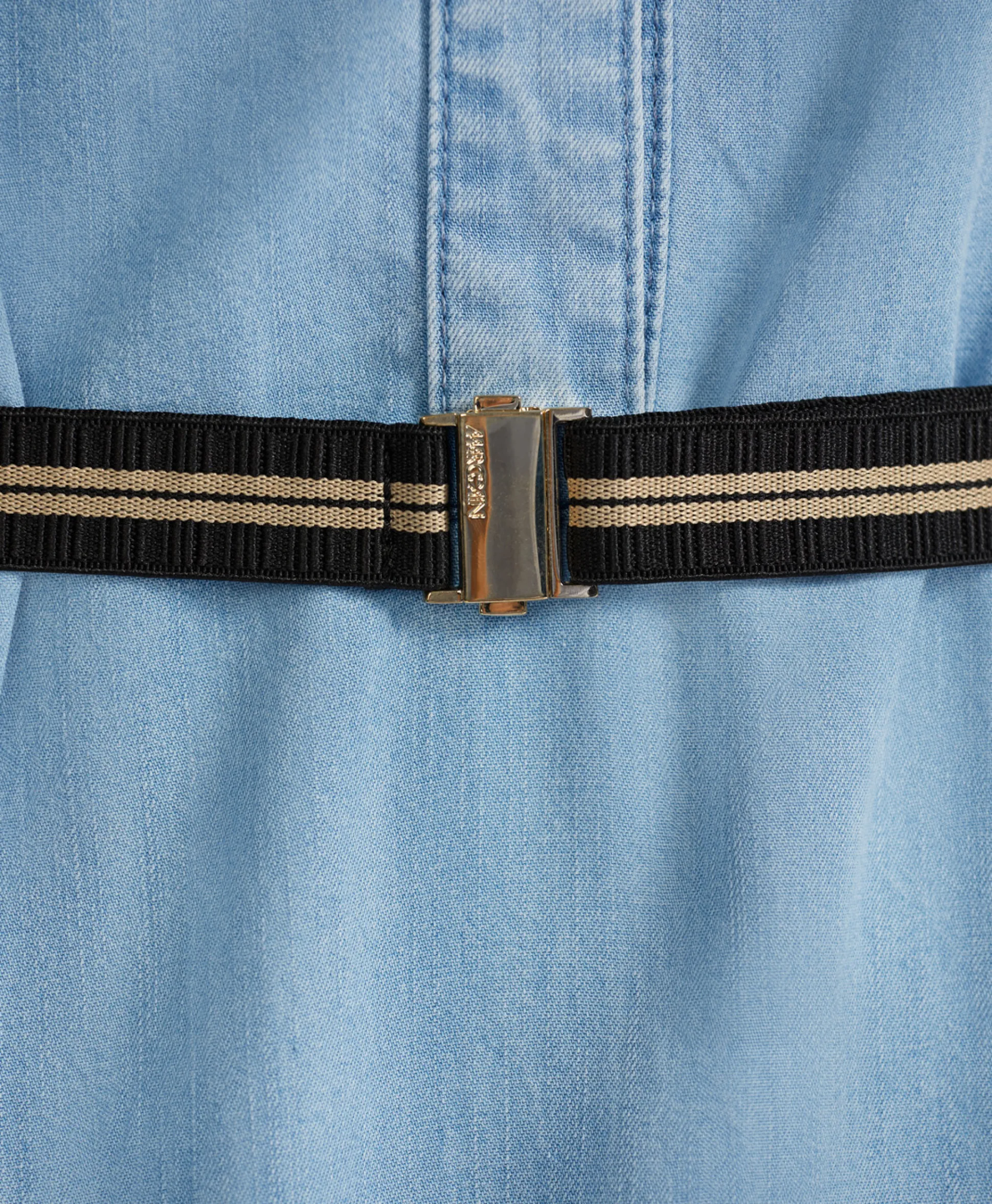 Marccain Collectie Mini Jurk Uc 21.02 D63 Licht Blauw