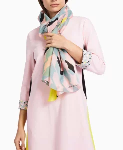 Marccain Collectie Sjaal Vc B4.15 Z15 Licht Blauw