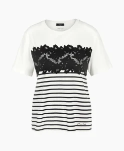 Marccain Collectie T-Shirt Wc 48.10 J16 Print + 2 Kleurig