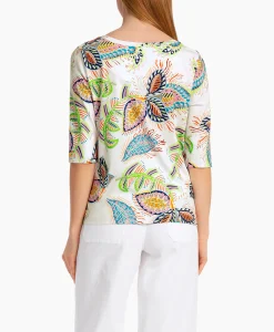 Marccain Collectie T-Shirt Wc 48.66 J47 Off White