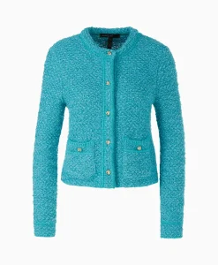 Marccain Collectie Vest Wc 39.03 M01 Turquoise