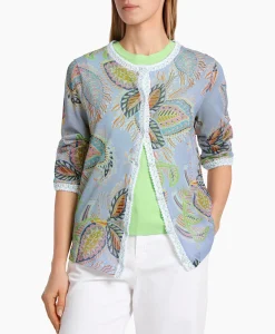 Marccain Collectie Vest Wc 39.32 M44 Licht Blauw
