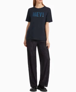 Marccain Sport T-Shirt Vs 48.20 J19 Midden Blauw