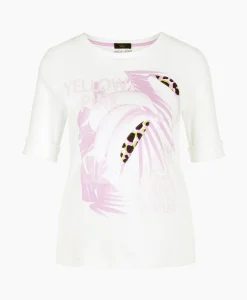 Marccain Sport T-Shirt Ws 48.28 J32 Off White