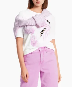 Marccain Sport T-Shirt Ws 48.28 J32 Off White