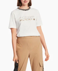 Marccain Sport T-Shirt Ws 48.20 J27 Off White