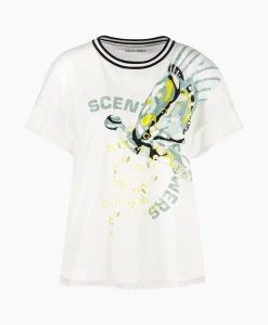 Marccain Sport T-Shirt Ws 48.06 J41 Off White