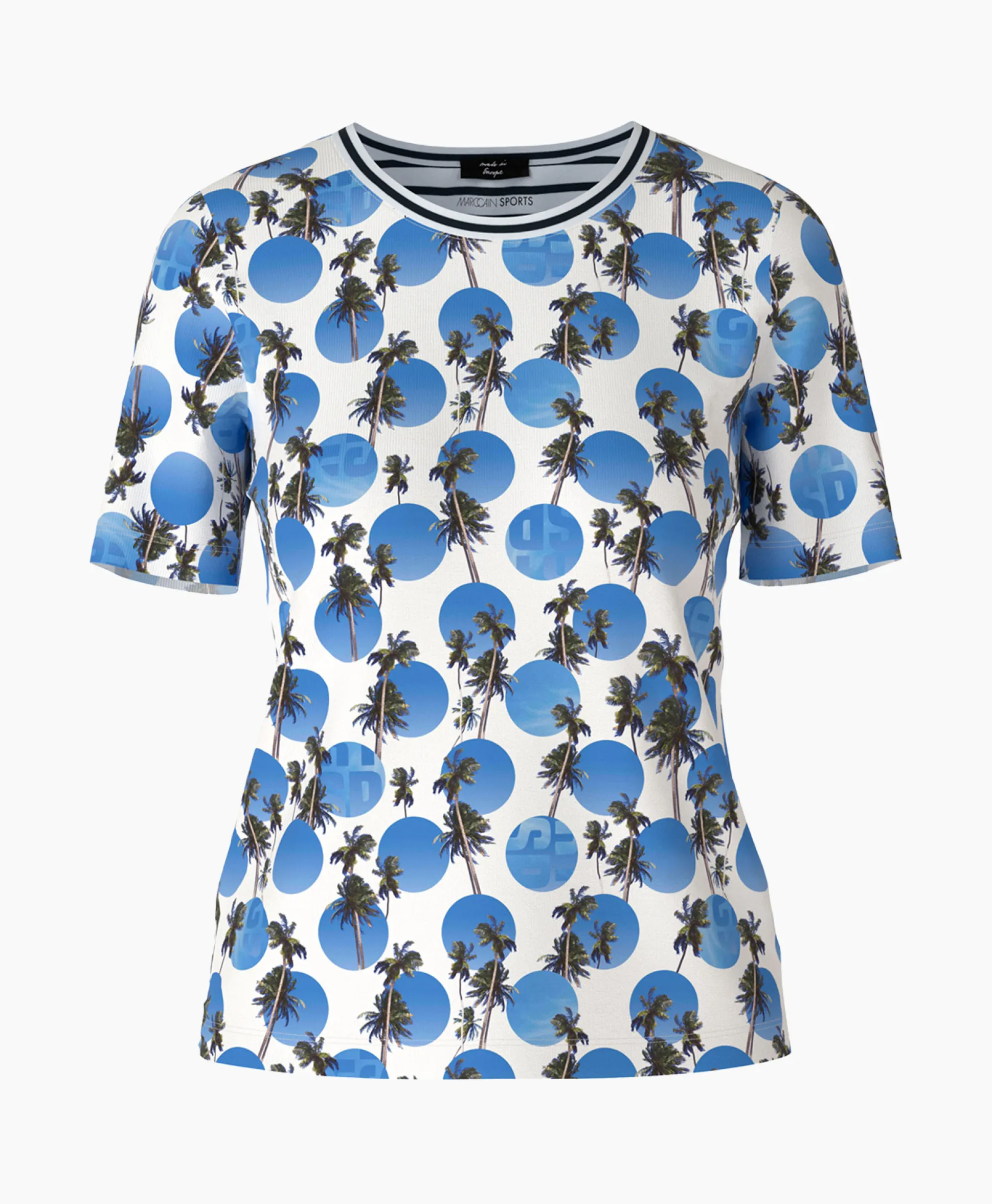 Marccain Sport T-Shirt Ws 48.75 J78 Donker Blauw