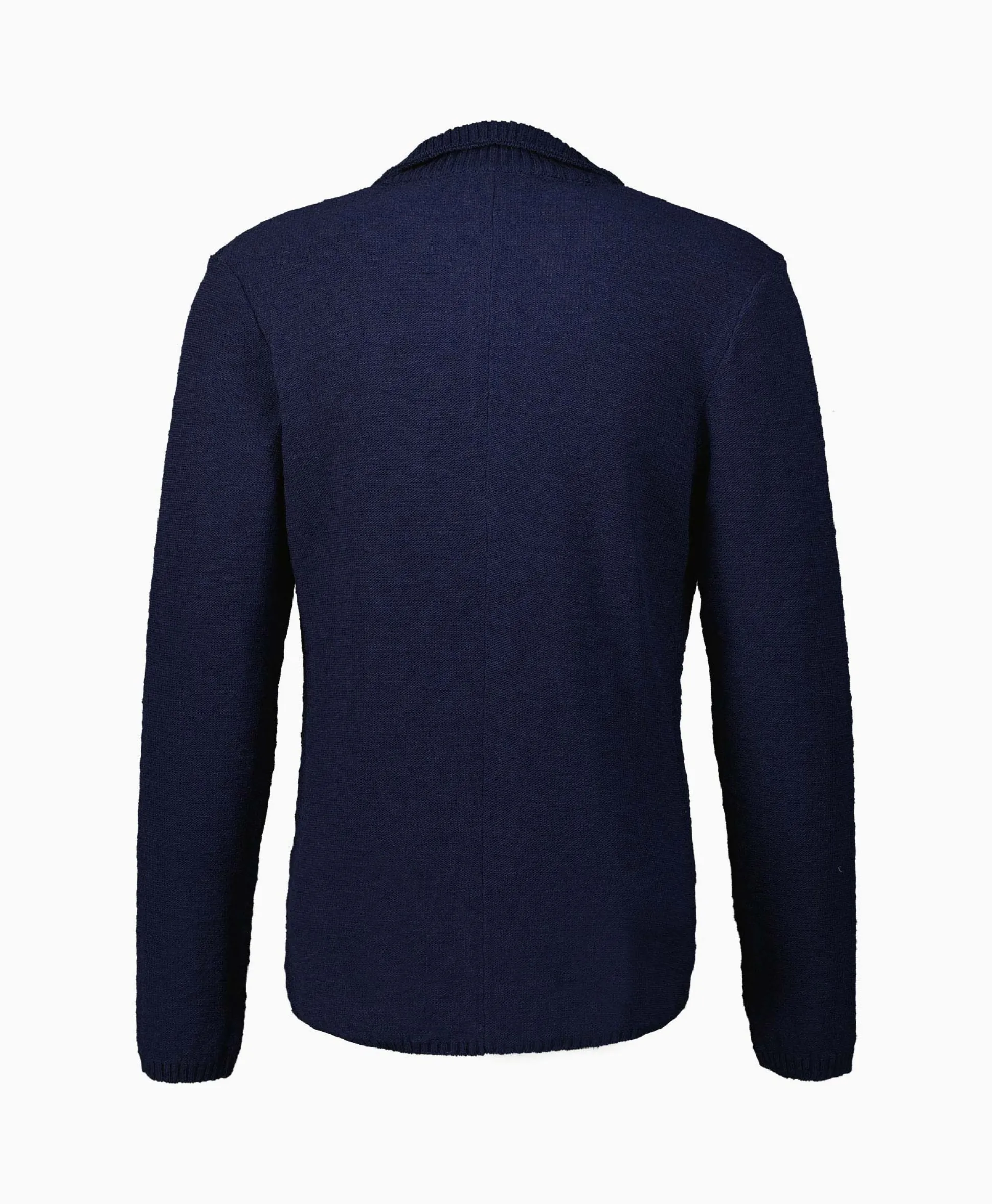 Maurizio Baldassari Jack Knit With Rib Details Blauw