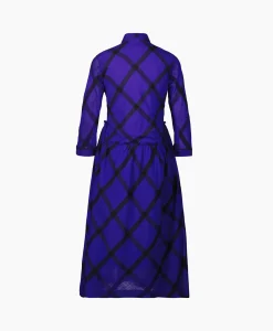 Mii Collection Mii Collection Maxi Jurk 32/Dress Santi Blauw