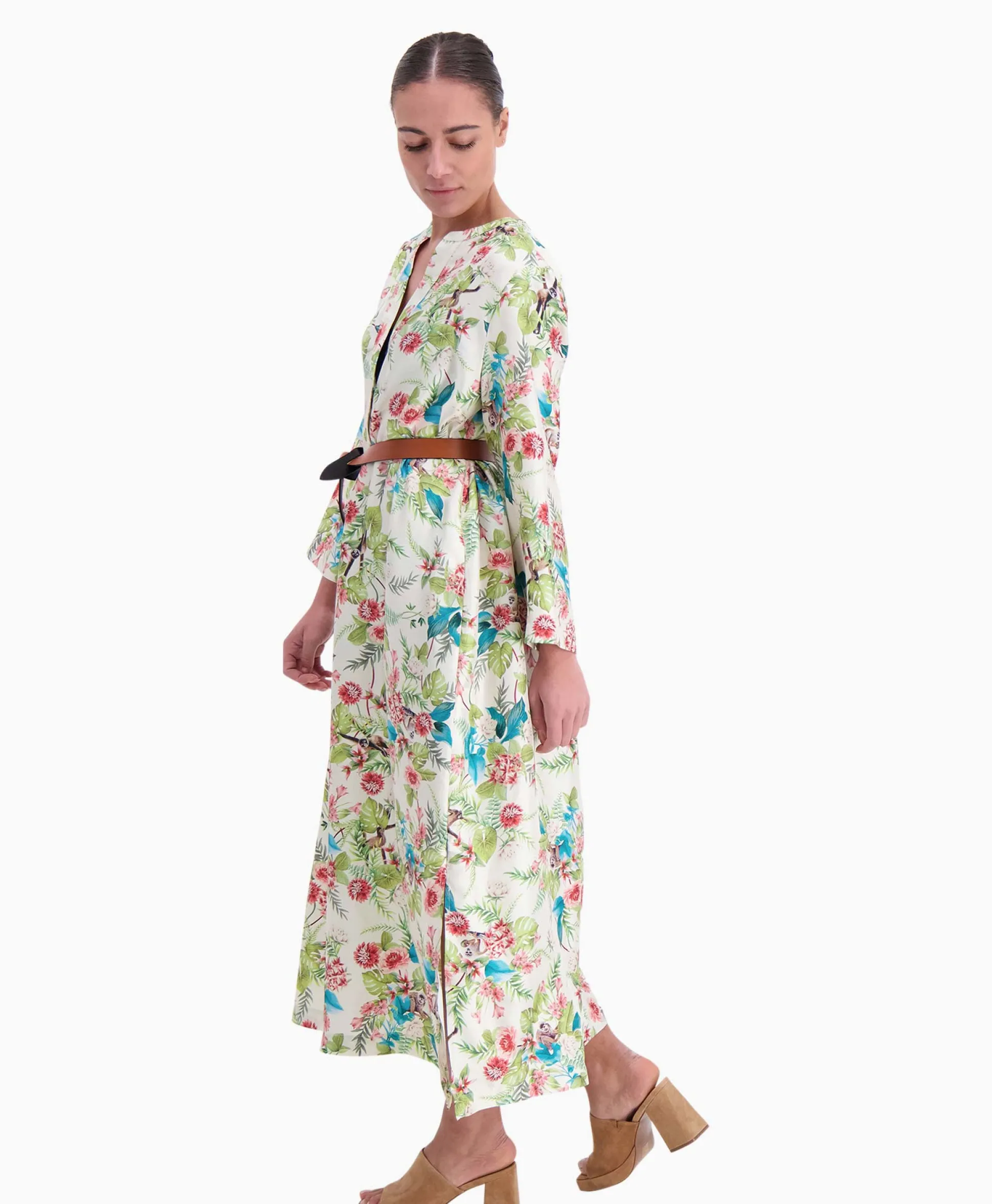 Momoni Maxi Jurk Janie Zand