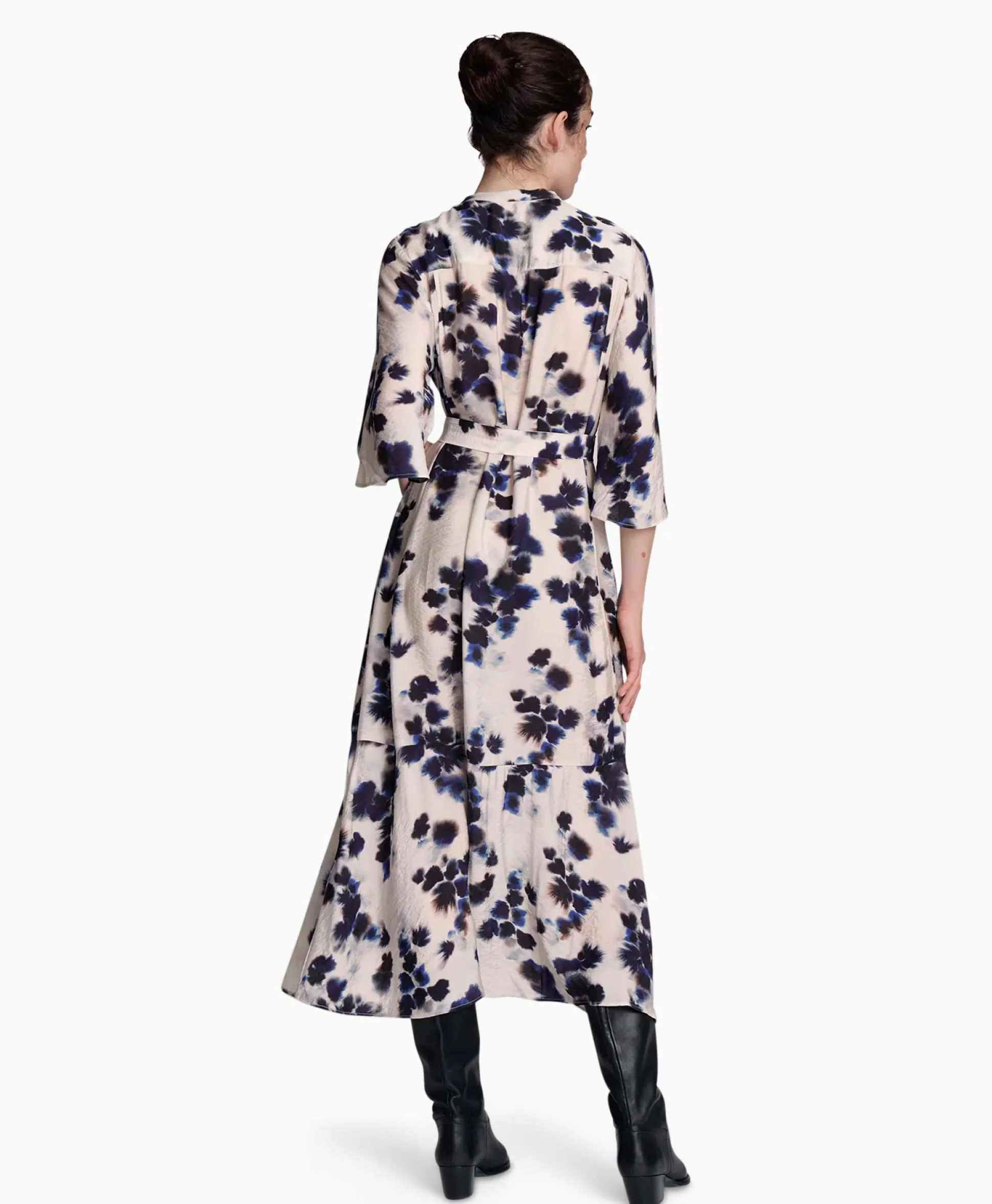 Munthe Midi Jurk Lysander Blauw